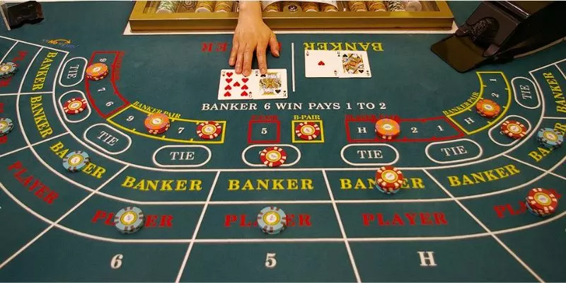 Nhiều cửa cược khi chơi Baccarat Choangclub.
