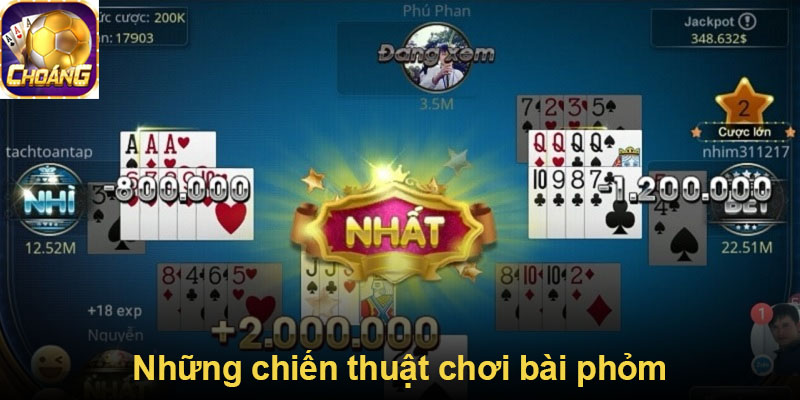 Những chiến thuật chơi bài phỏm
