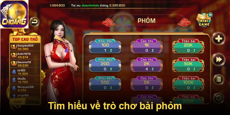 Tìm hiểu về trò chơ bài phỏm