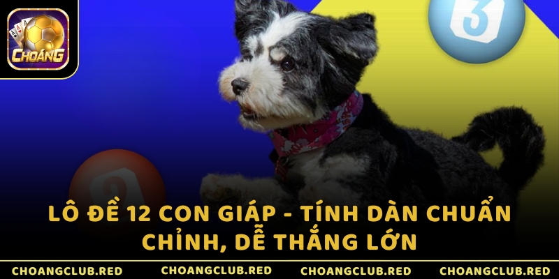 Lô đề 12 con giáp - Tính dàn chuẩn chỉnh, dễ thắng lớn